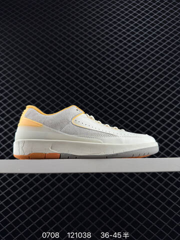 Jordan Air Jordan 2 Low Cream White Black Red Gold EU 36-45 Basketball Shoe - Unisex (BS-81088)