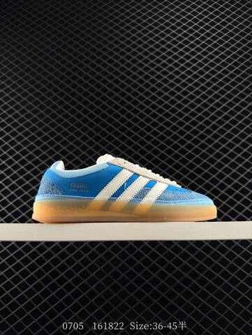Bad Bunny x Adidas Gazelle Indoor Trainers Red White Lifestyle (BS-78256)