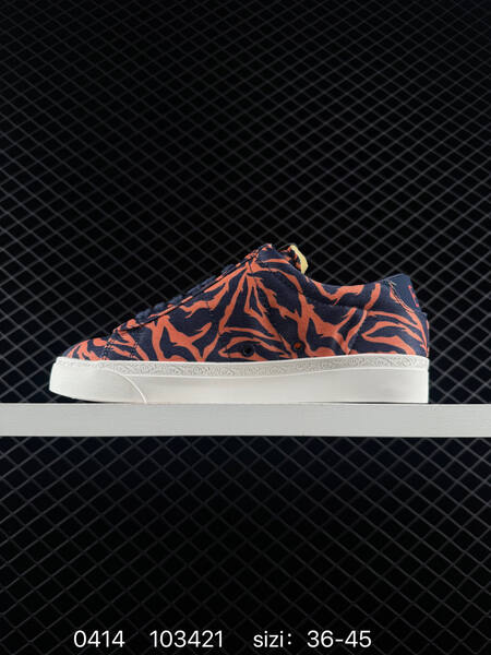Nike Blazer Low 77 Jumbo Navy Blue Orange Tiger Print Sail EU 36-45 lifestyle