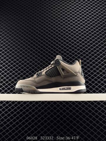 Jordan Air Jordan 4 Retro Olive Green Black Cream Orange EU 36-47 Basketball Shoe - Unisex (BS-81132)