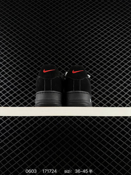Nike Air Force 1 07 black silver red white EU 36-45 lifestyle