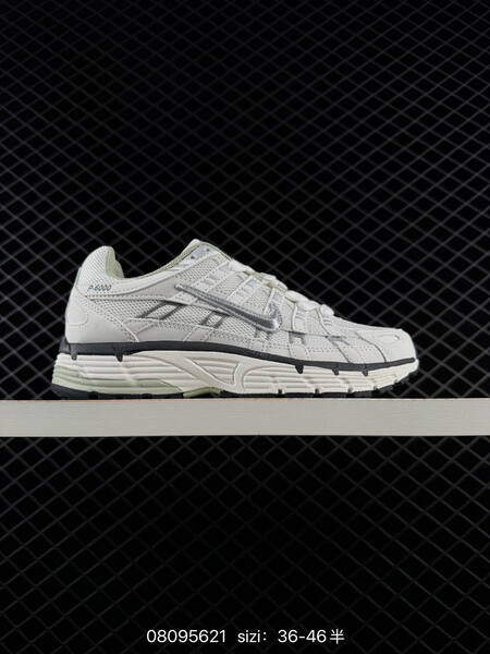 Nike P-6000 light grey silver black light green white EU 36-46 running