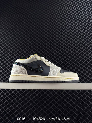 Jordan Air Jordan 1 Low SE White Grey Light Blue Black Beige EU 36-46 Sneaker - Unisex (BS-80699)