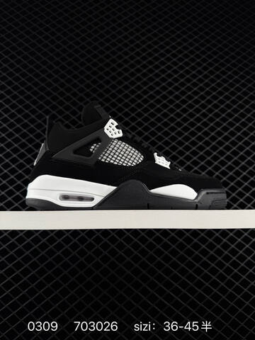 Jordan Air Jordan 4 Retro Off White Grey Blue Black Yellow EU 36 46 Basketball Shoe EU 36-46 - Unisex (BS-79686)
