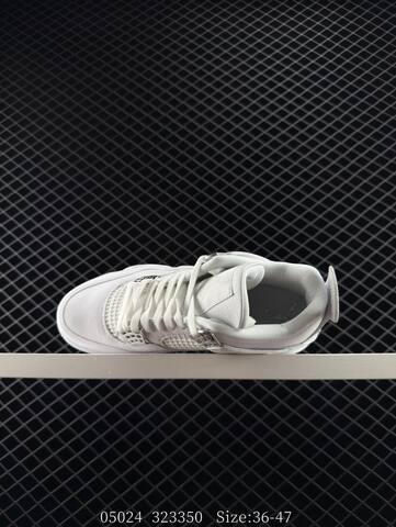 Jordan Air Jordan 4 Retro Pure Money White Silver EU 36-47 Basketball Shoe - Unisex (BS-81304)