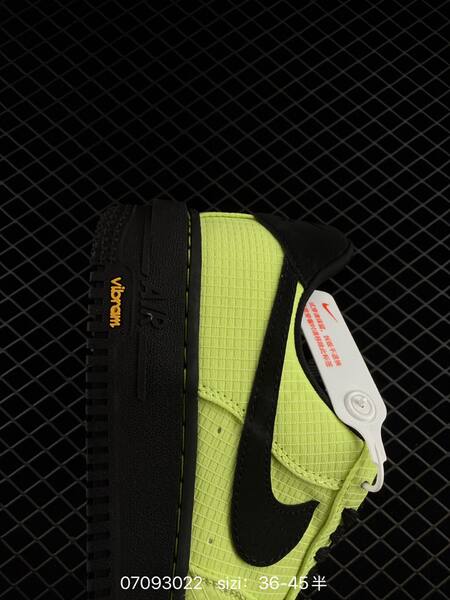 Nike Air Force 1 07 Low neon yellow black orange EU 36-45 lifestyle