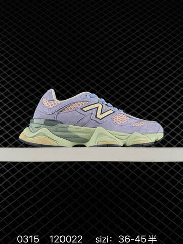 New Balance 9060 Purple Black White Grey Pink EU 36-45 Sneaker - Unisex (BS-82303)