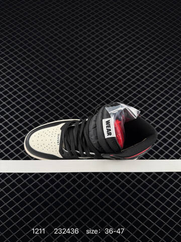 Jordan Air Jordan 1 Retro High OG 555088 115 Light Grey Black White EU 36-47 Basketball Shoe - Unisex (BS-80079)