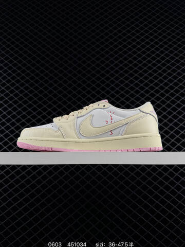 Travis Scott x Air Jordan 1 Low AIR JORDAN 1 Aj1 Lifestyle (BS-79180)