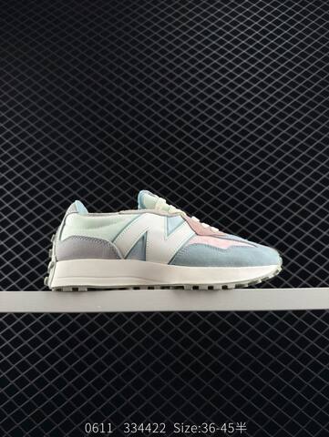 New Balance 327 Light Grey Off White Cream Dark Brown EU 36-45 Sneaker - Unisex (BS-83315)