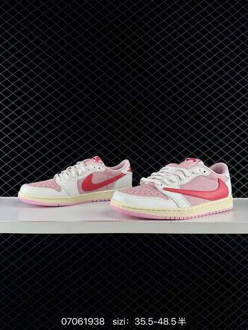 Travis Scott x Air Jordan 1 Low AIR JORDAN 1 Aj1 Lifestyle (BS-79022)