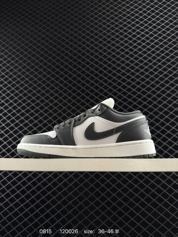 Jordan Air Jordan 1 Low White Dark Grey EU 36-46 Sneaker - Unisex (BS-80914)