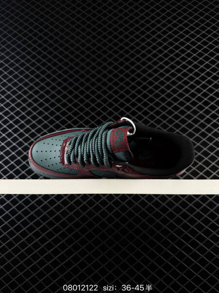 Nike Air Force 1 07 burgundy dark green black EU 36-45 lifestyle