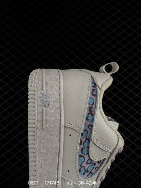 Nike Air Force 1 07 white light purple light blue brown EU 36-42 lifestyle