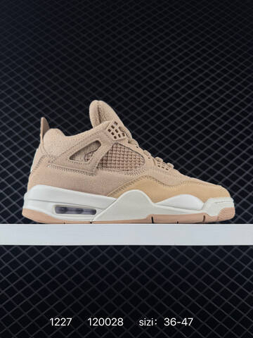 Jordan Air Jordan 4 Retro Khaki Sail Off White EU 36-47 Basketball Shoe - Unisex (BS-79982)