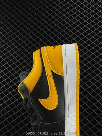 Jordan Air Jordan 1 Low Yellow Ochre Black Yellow White EU 35 5-47 5 Sneaker - Unisex (BS-81125)