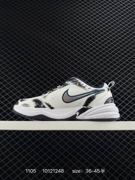 Nike Air Monarch IV White Black Navy Silver EU 36-45 5 casual lifestyle