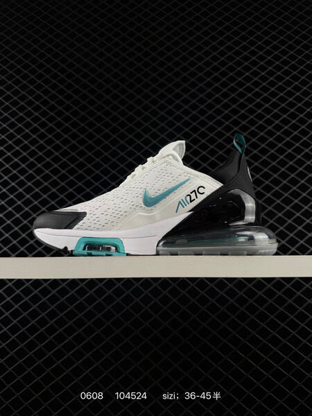 Nike Air Max 270 Flyknit white black teal clear EU 36-45 running