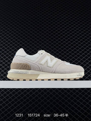 New Balance 574 U574LGAA Grey Navy Cream White Black EU 36-45 Sneaker - Unisex (BS-82429)