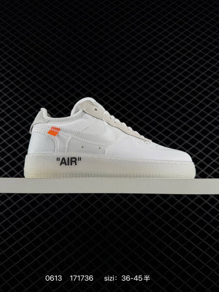 Nike Air Force 1 Low Off-White AO4606-100 white off white clear orange EU 36-45 lifestyle