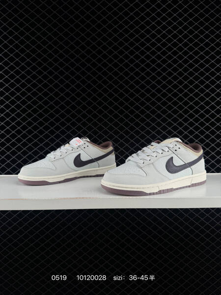 Nike Dunk Low light grey dark purple cream brown EU 36-45 skate