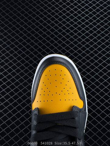 Jordan Air Jordan 1 Low Yellow Ochre Black Yellow White EU 35 5-47 5 Sneaker - Unisex (BS-81125)