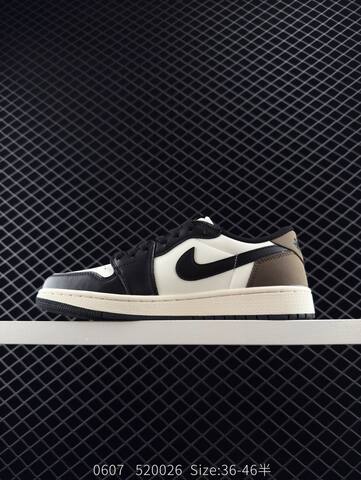 Jordan Air Jordan 1 Low Sail Black Brown EU 36-46 Sneaker - Unisex (BS-81246)
