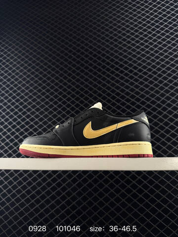 Jordan Air Jordan 1 Low OG Nigel Sylvester Nitro 2 0 Black Pale Vanilla Red EU 36-46 5 Sneaker - Unisex (BS-80608)