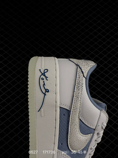 Nike Air Force 1 white light blue navy off white EU 36-45 lifestyle