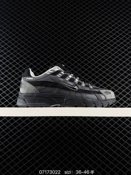 Nike P-6000 black dark grey light grey white EU 36-46 running