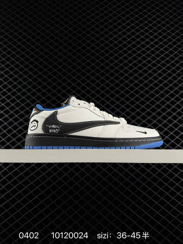 LN Travis Scott x Fragment Design x Jordan Air Jordan 1 Low OG SP Lifestyle (BS-72324)