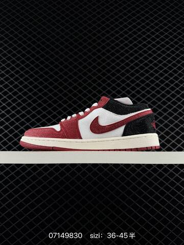 Air Jordan 1 Low AIR JORDAN 1 Aj1 1 Swoosh Logo Lifestyle (BS-78972)