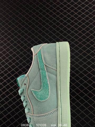 Jordan Air Jordan 1 Low OG Washed Team Mint Green Light Green EU 36-46 Skate Shoe - Unisex (BS-80955)