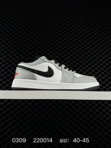 Jordan Air Jordan 1 Low White Black Green EU 40-45 Sneaker - Men's (BS-79684)