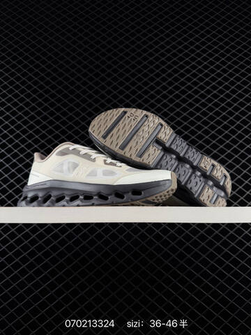 On Cloudtilt Cream Dark Grey Black EU 36-46 Running Shoe Running Sneakers - Unisex (BS-85083)
