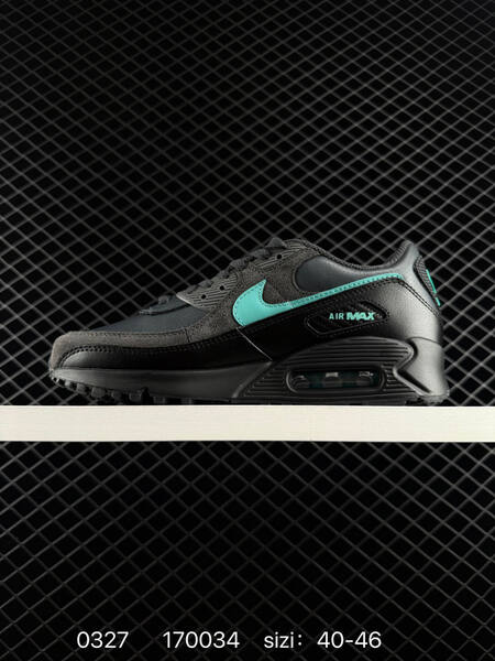 Nike Air Max 90 black grey white blue EU 40-46 lifestyle