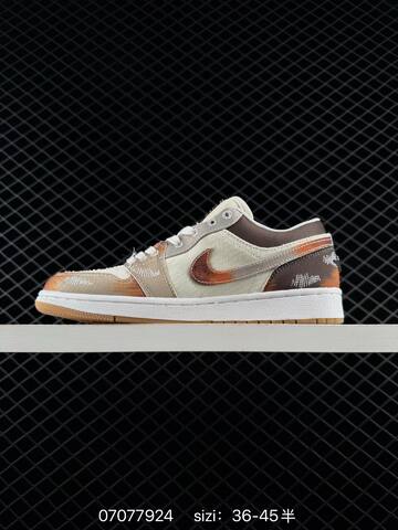 Air Jordan 1 Low SE Multi-Color Distressed AIR JORDAN 1 Aj1 1 Jord Lifestyle (BS-79020)