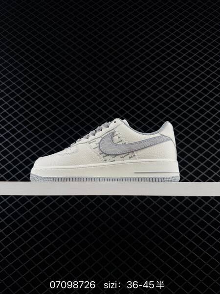 Nike Air Force 1 07 off white black silver green EU 36-45 skate