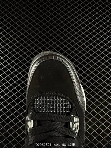 Air Jordan 4 Retro Black Cat AIR JORDAN 4 Aj4 4 Replica Lifestyle (BS-79025)