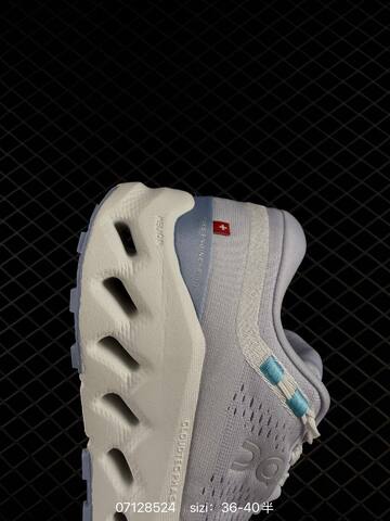 On Cloudsurfer Light Grey White Cyan EU 36-40 Running Shoe Running Sneakers - Unisex (BS-85051)