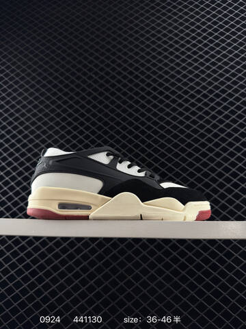 Jordan Air Jordan 4 RM Black Sail Cream Off White EU 36-46 Basketball Shoe - Unisex (BS-80641)