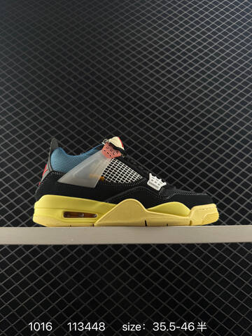 Jordan Air Jordan 4 Retro Off White Sail Sail Pale Vanilla Light Green Gum EU 35 5-46 Basketball Shoe - Unisex (BS-80509)