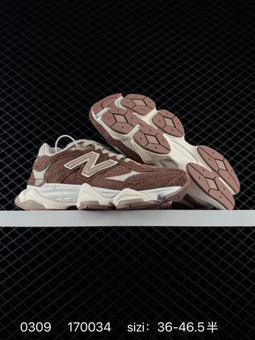 New Balance 9060 Brown Off White Beige EU 36-46 5 Sneaker - Unisex (BS-82325)