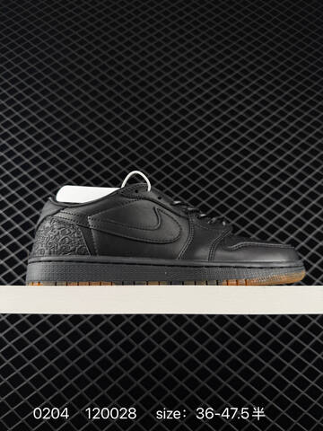 Jordan Air Jordan 1 Low Black Gum Brown EU 36-47 5 Sneaker - Unisex (BS-79721)