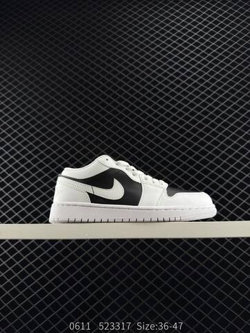 Jordan Air Jordan 1 Low White Maroon Beige Dark Gray EU 36-47 Sneaker - Unisex (BS-81226)