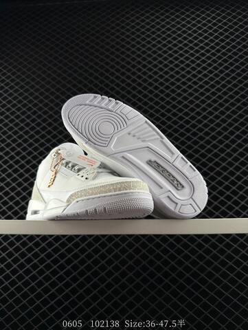 Jordan Air Jordan 3 Retro Pure Money White Light Grey EU 36-47 5 Basketball Shoe - Unisex (BS-81258)