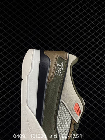 Jordan Air Jordan Flight Court Light Grey Olive Green Brown Black Orange EU 36-47 5 Sneaker - Unisex (BS-79519)