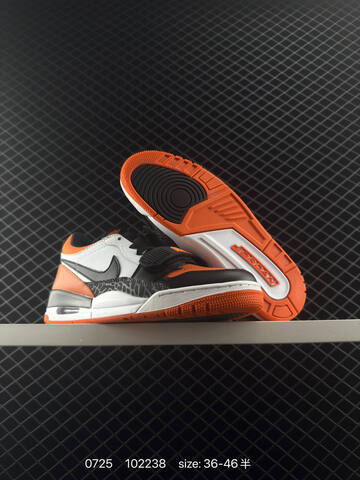 Jordan Air Jordan Legacy 312 NRG CD7069 141 White Black Orange EU 36-46 Basketball Shoe - Unisex (BS-81016)