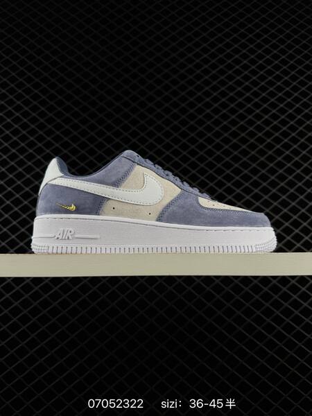 Nike Air Force 1 Low yellow brown blue white beige EU 36-45 casual