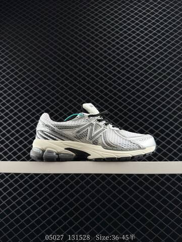 New Balance 860V2 Grey Beige Silver Black EU 36-45 Running Shoe - Unisex (BS-83396)